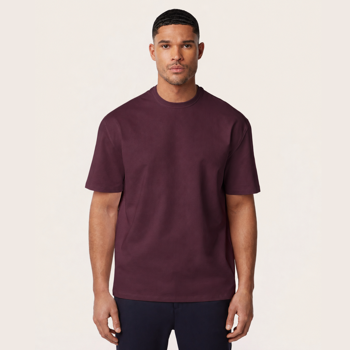 Relaxed Forever T-shirt Dark Burgundy