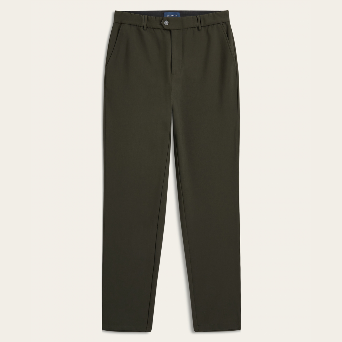 Straight Travel Pants Dark Green