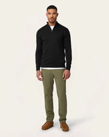 Seawool Half Zip Black