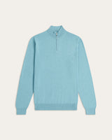 Seawool Half Zip Light Blue