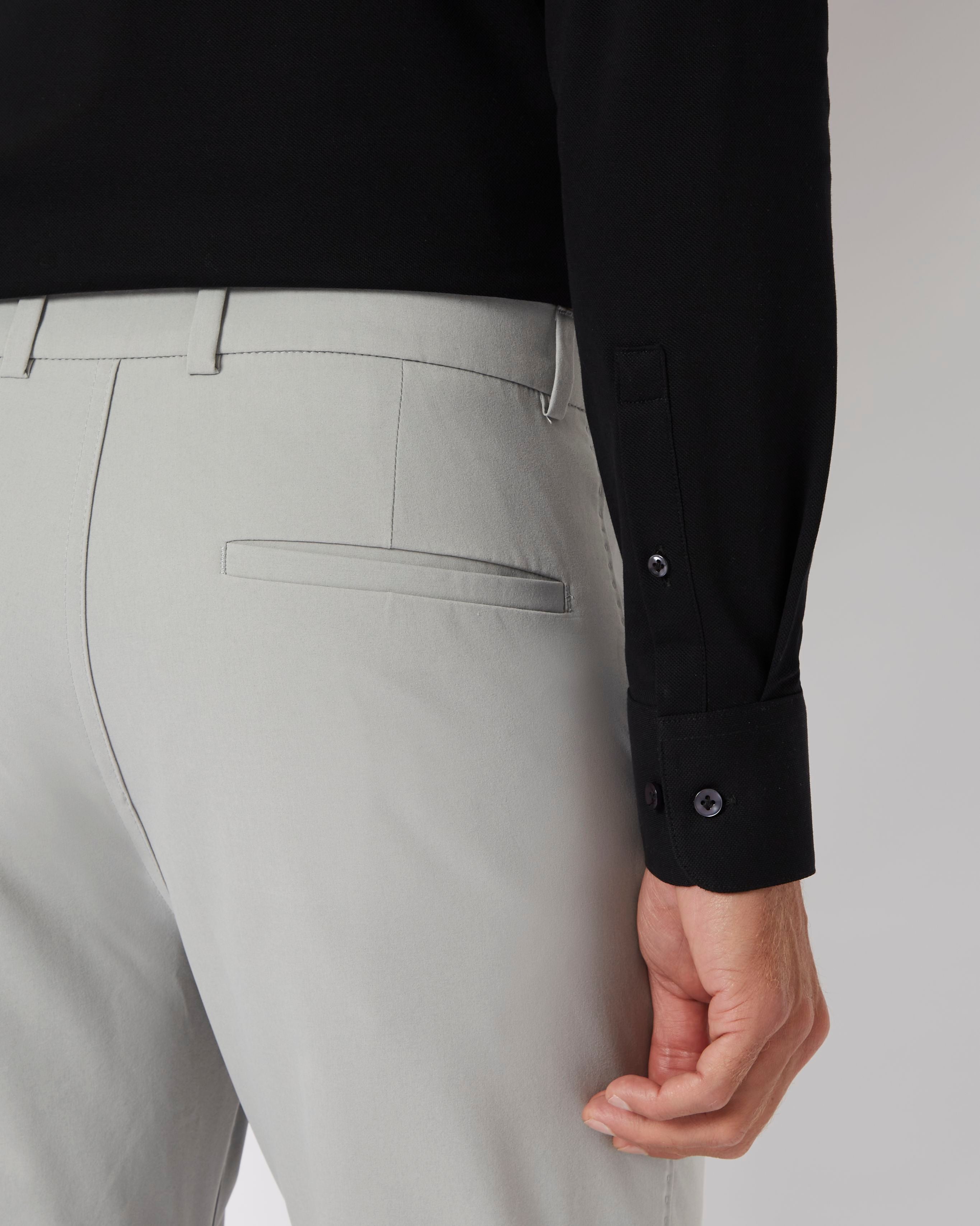 Prior Tech: Knitted shirt 2-pack bundle | Sage & Black