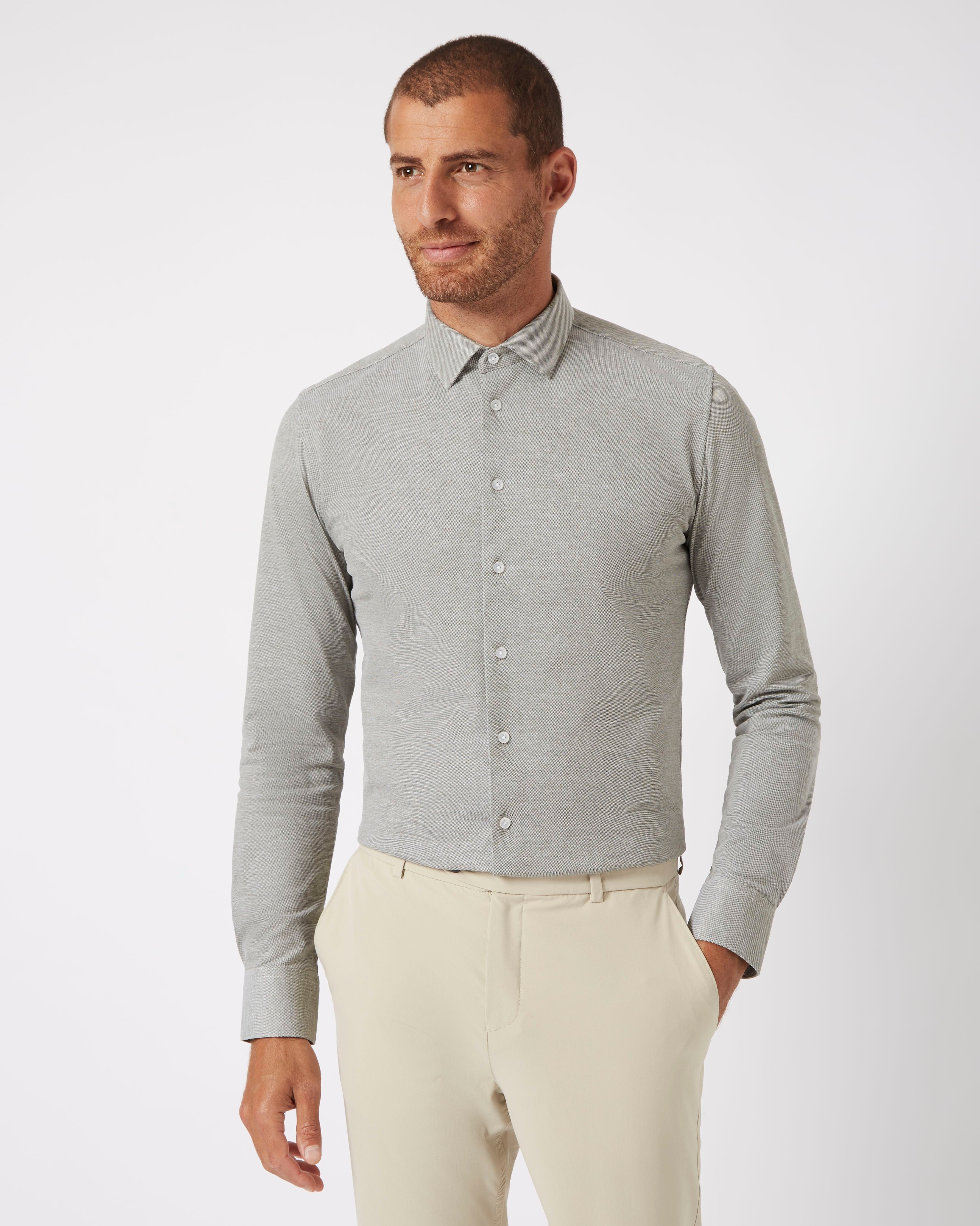 Prior Tech: Knitted shirt 2-pack bundle | Sage & Black