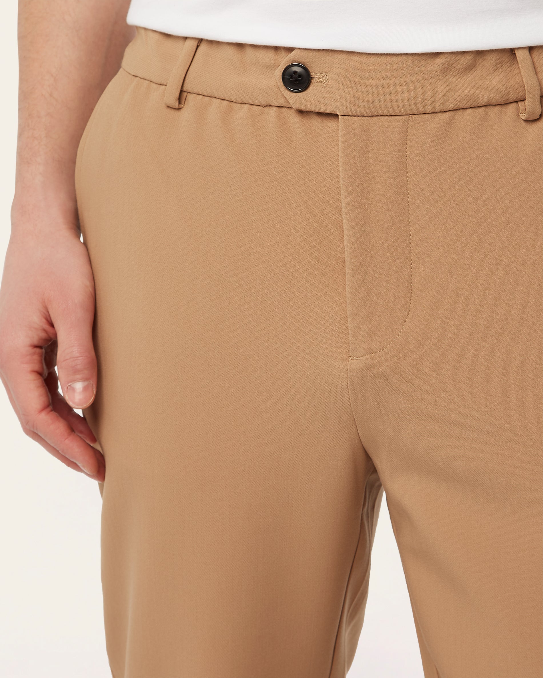 Classic pants 2-pack bundle | Off-white & Camel