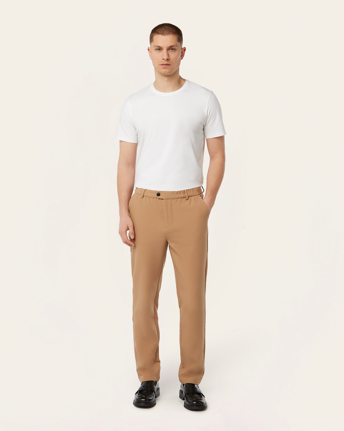 Regular Classic Pants Light Camel