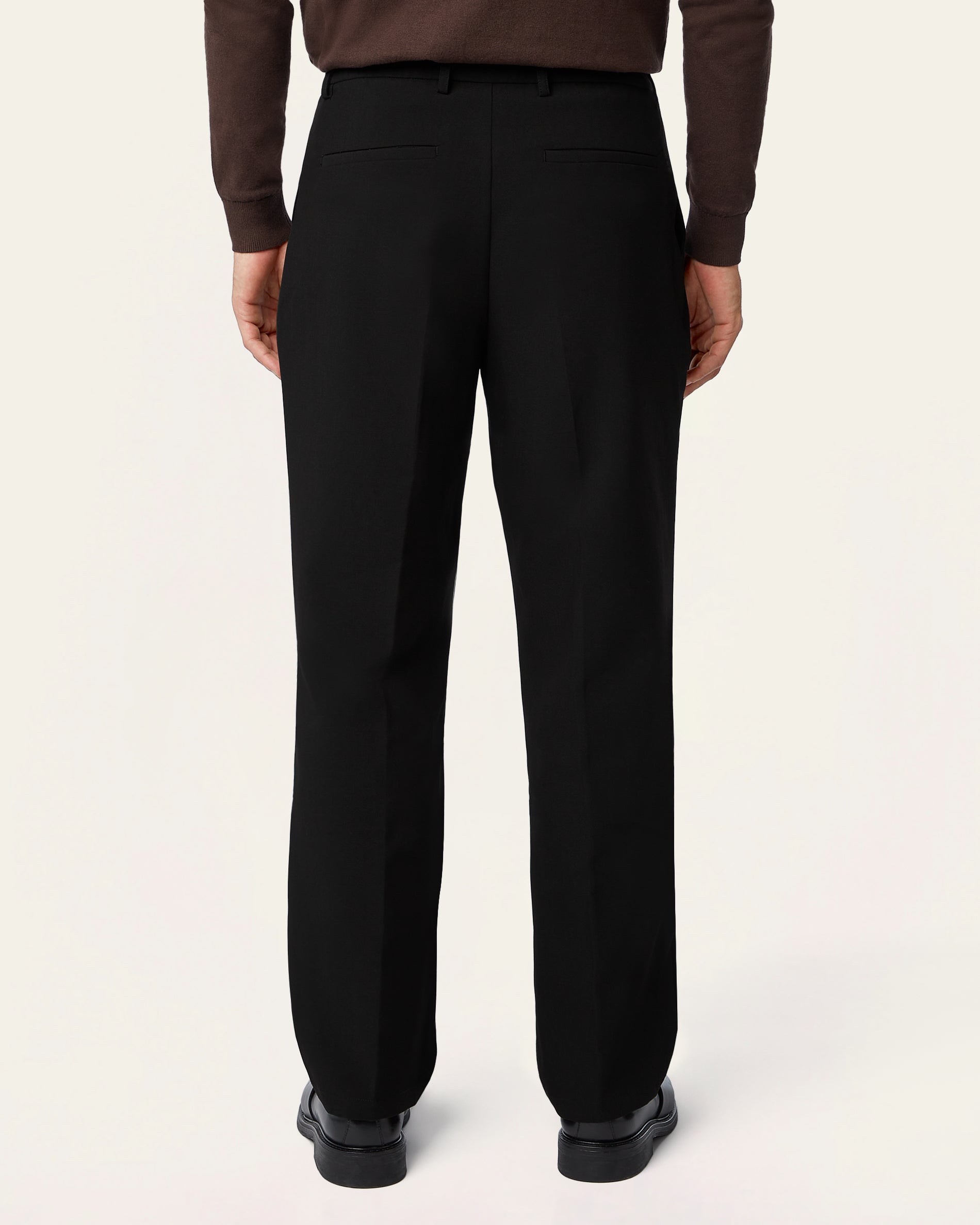 Straight Classic Pants Black