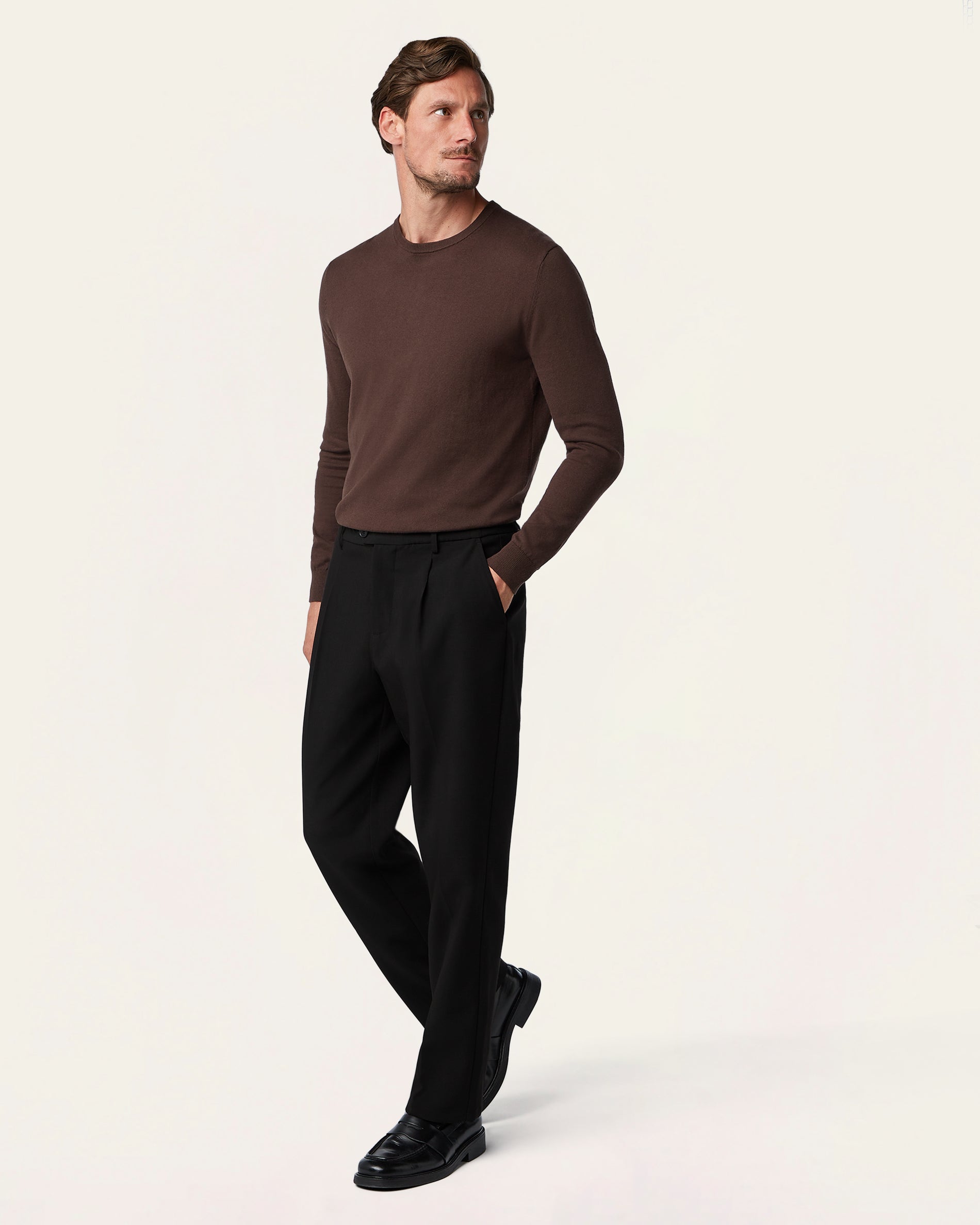 Straight Classic Pants Black