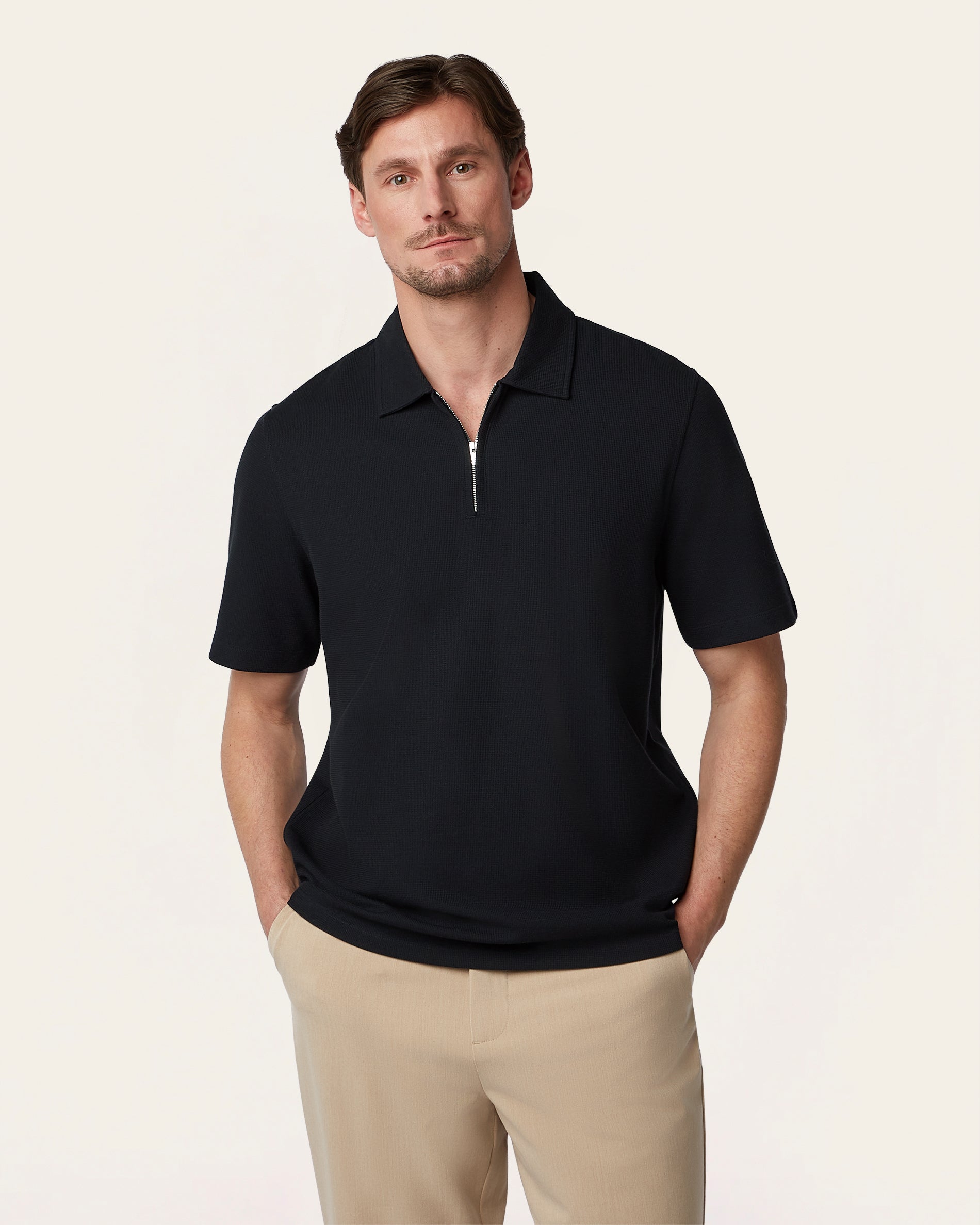 トップス tdk_void polo Deep Cobalt Maze Print Versa Polo | Mizzen+Main