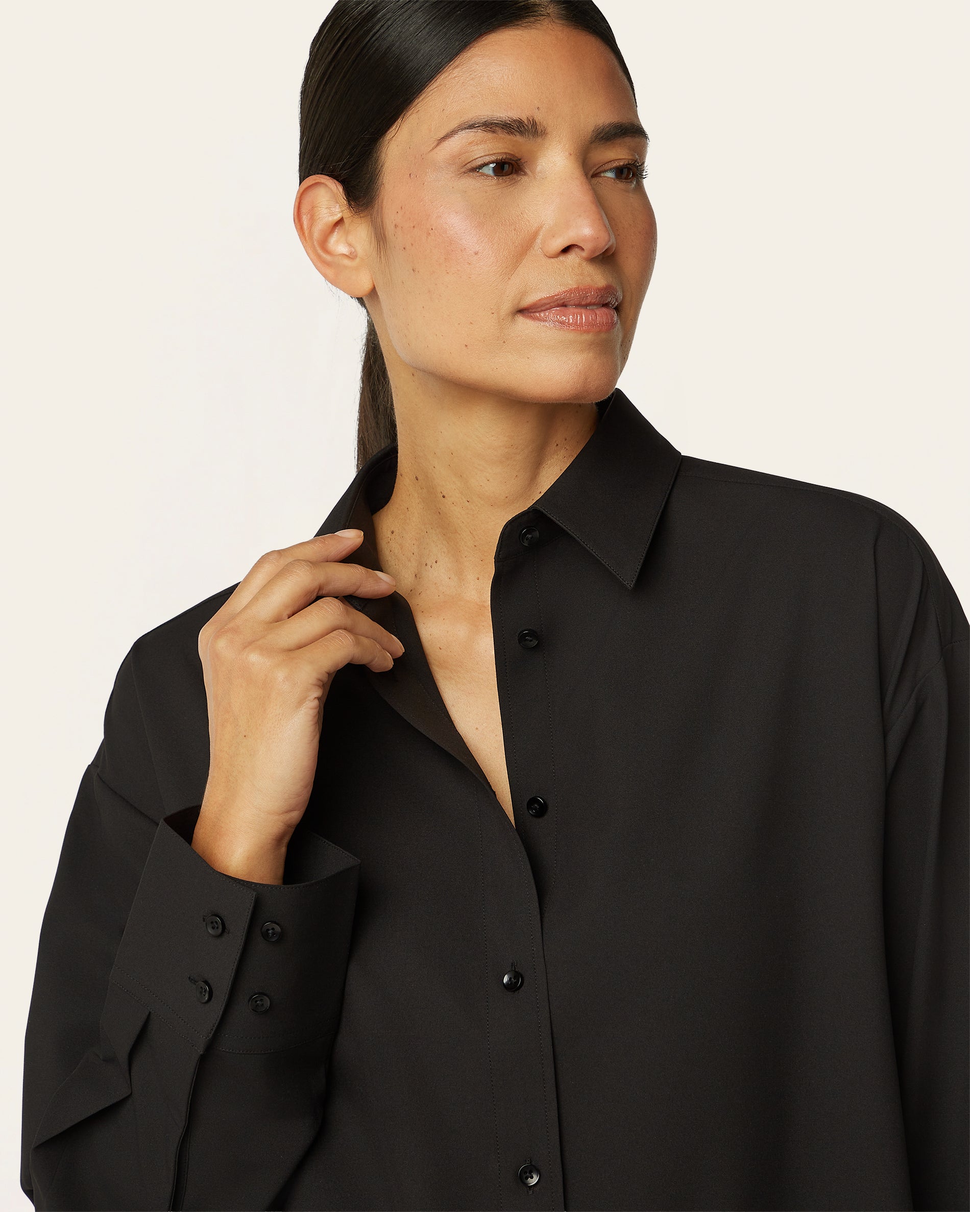 Relaxed Blouse - Black