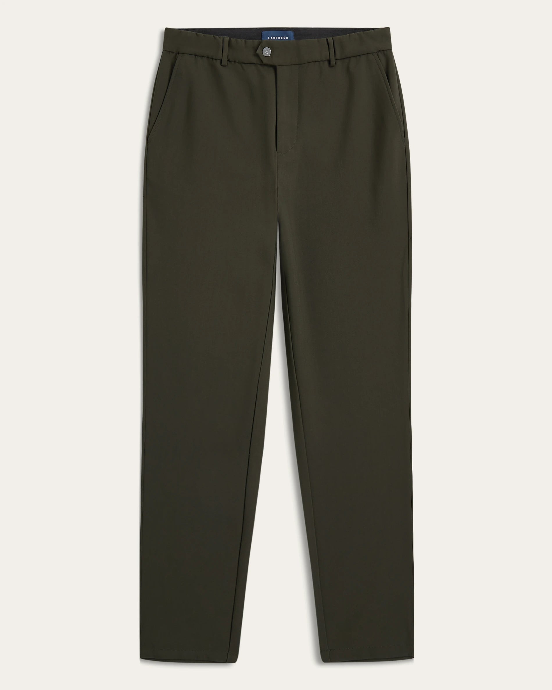 Straight pants Dark Green