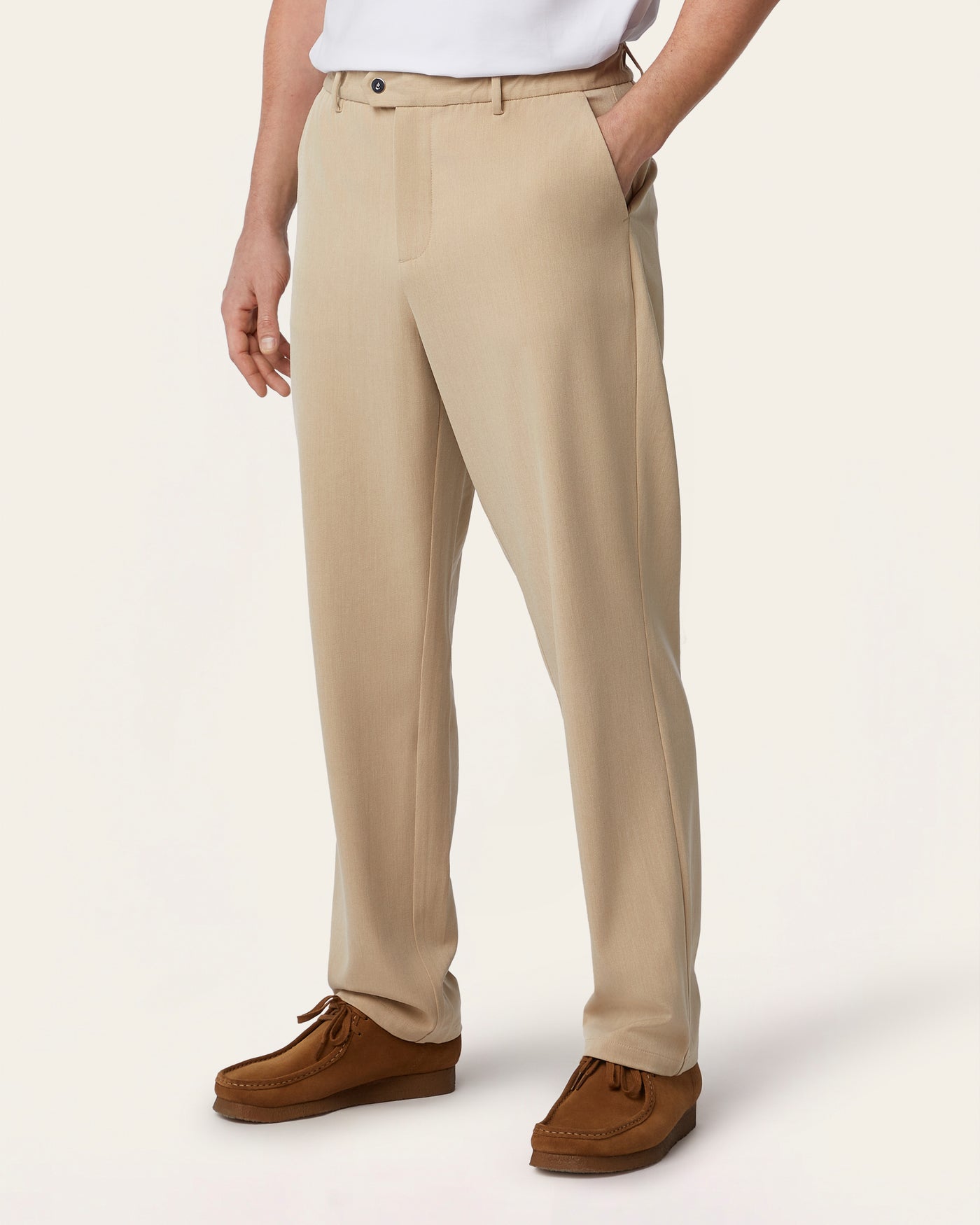 Straight Everyday Pants Sand