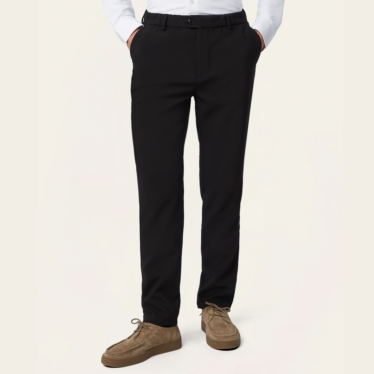 Regular Travel Pants Black