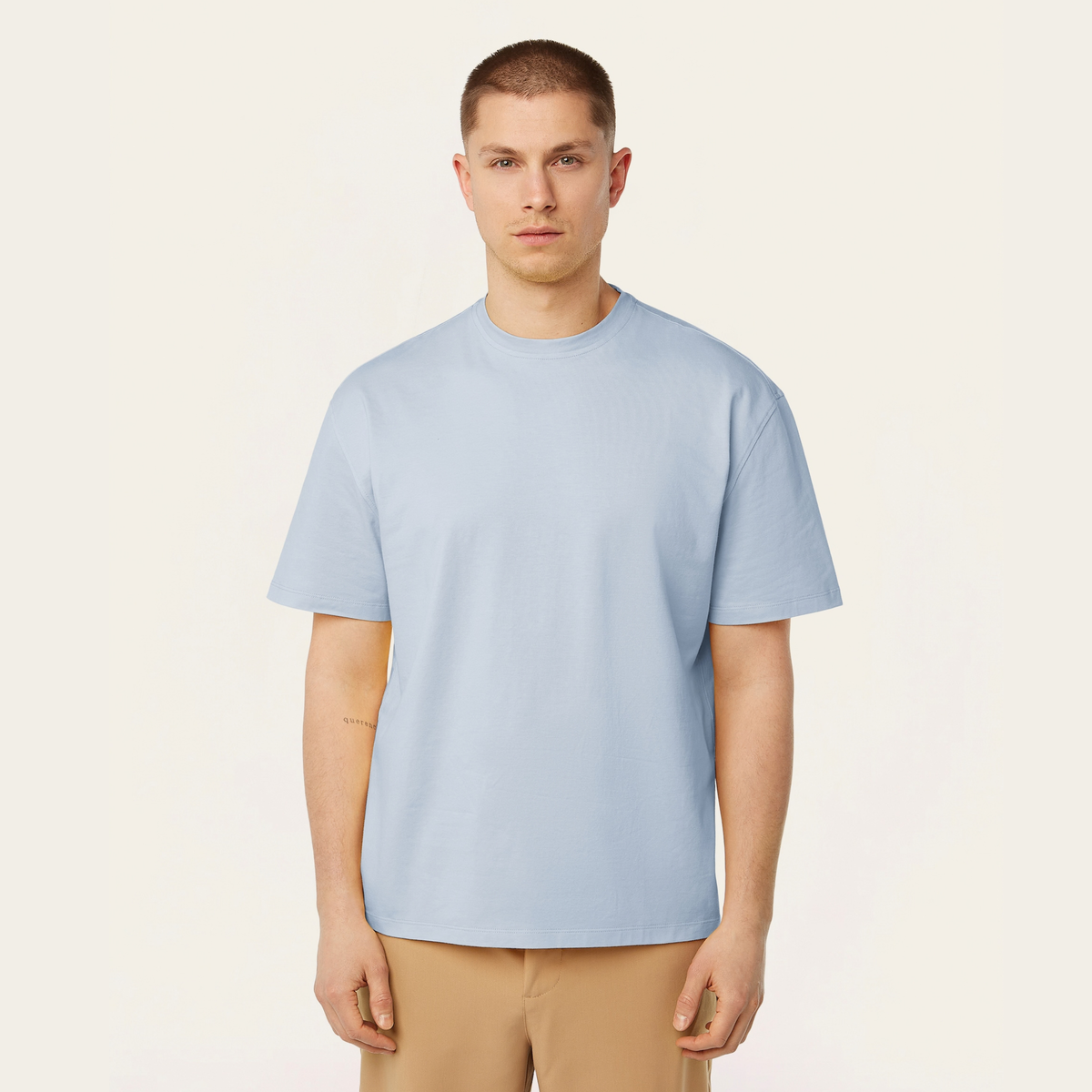 Relaxed T-shirt Light Blue