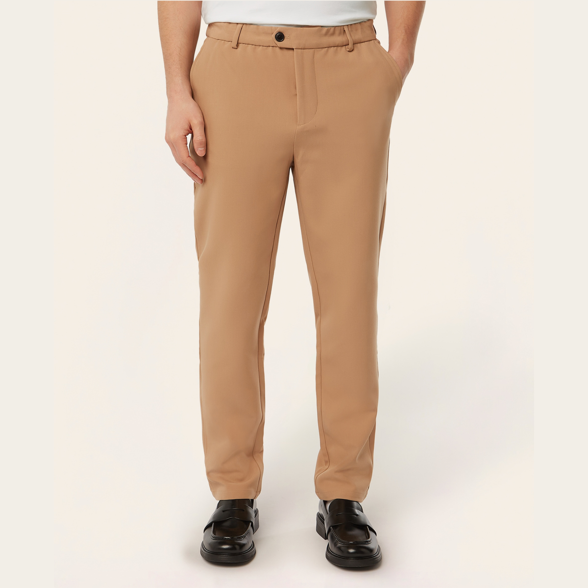 Regular Travel Pants Light Camel