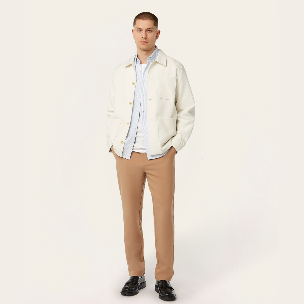 Regular Travel Pants Light Camel