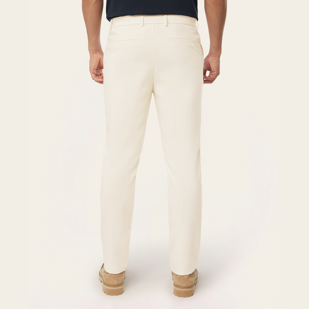 Regular Travel Pants Off White