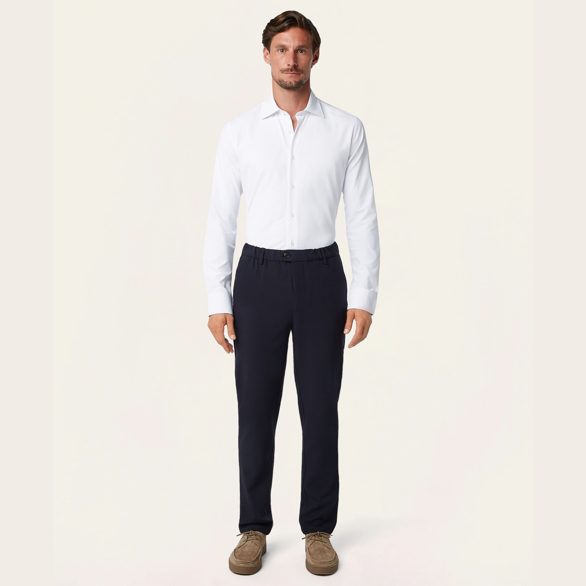 Regular Travel Pants Navy