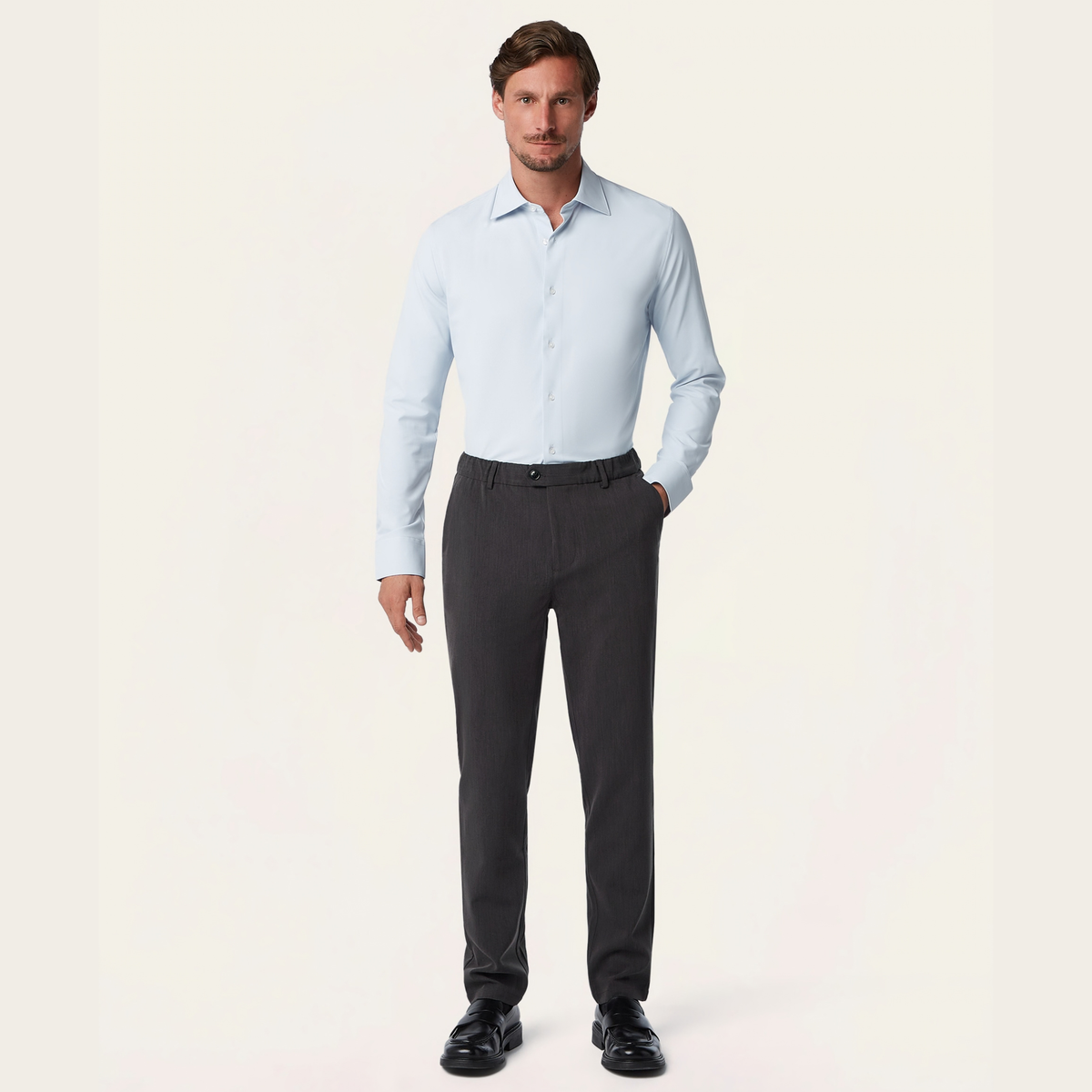 Regular Travel Pants Grey