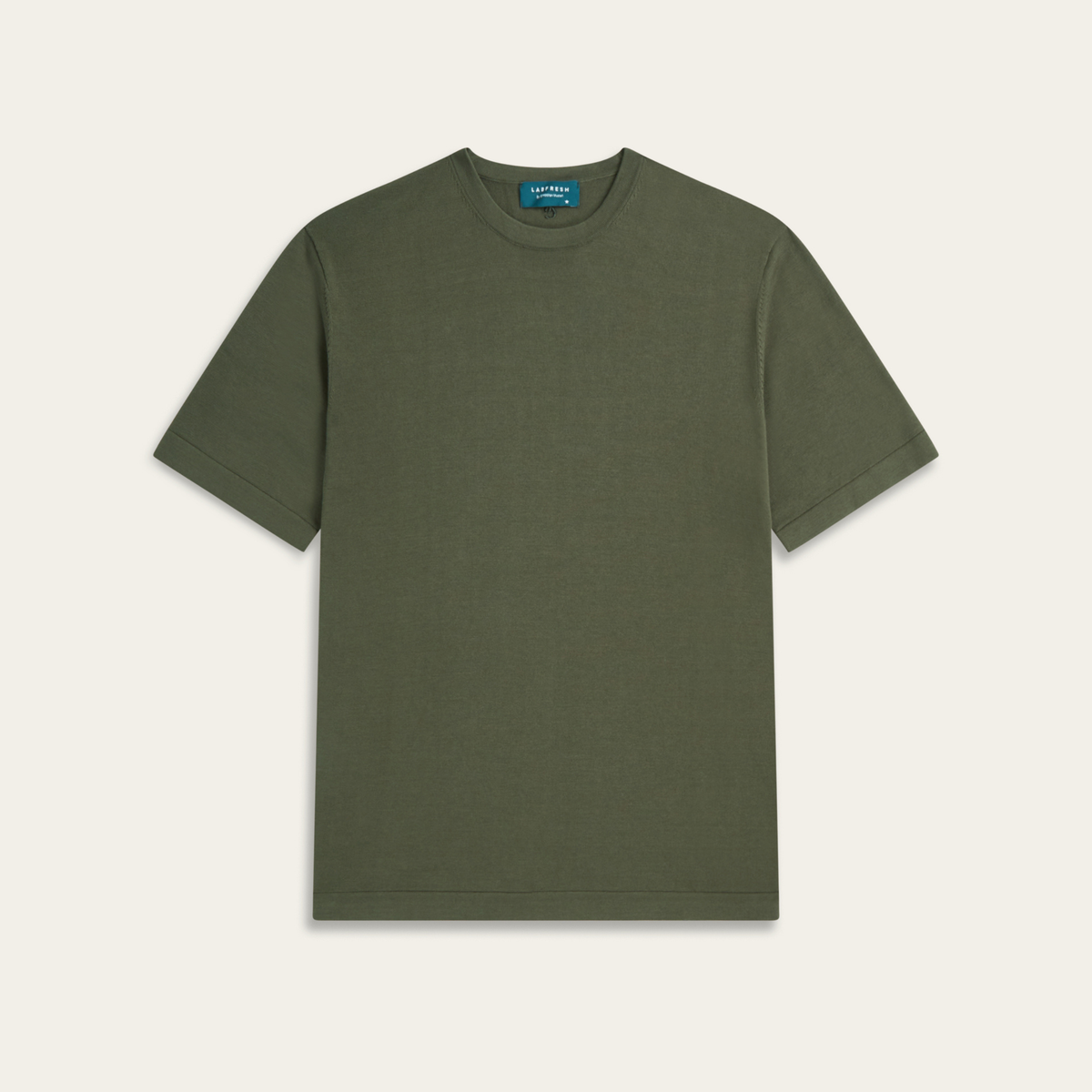 Knitted t-shirt Dark Olive