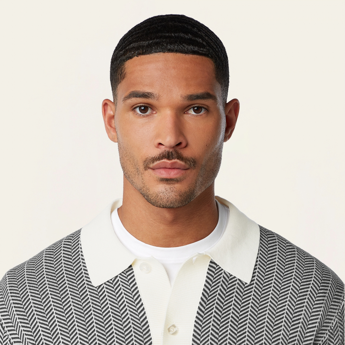 Jacquard Cardigan Dark Grey