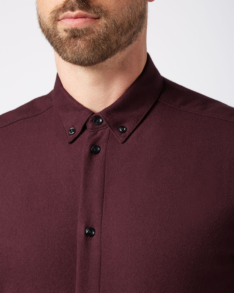 Flannel shirt Burgundy