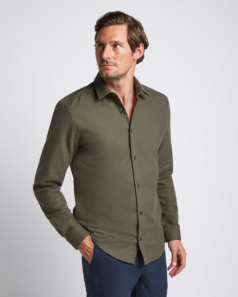 Flannel shirt Dark Green