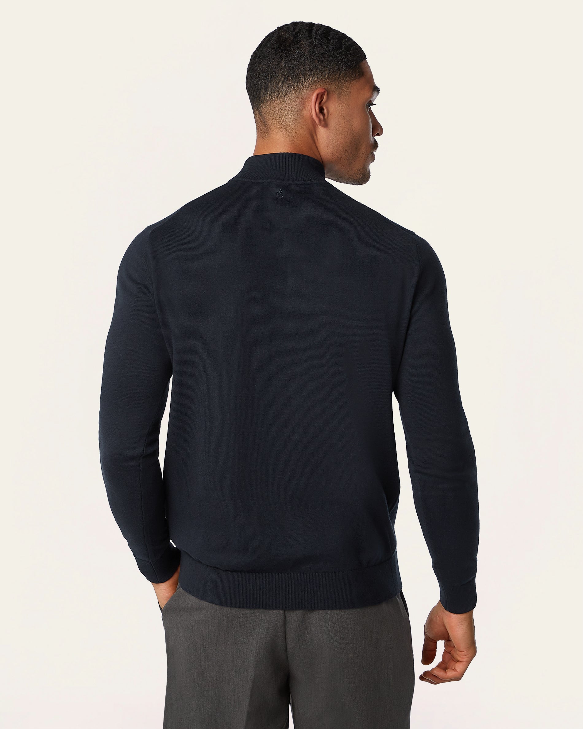 Seawool Mockneck Navy