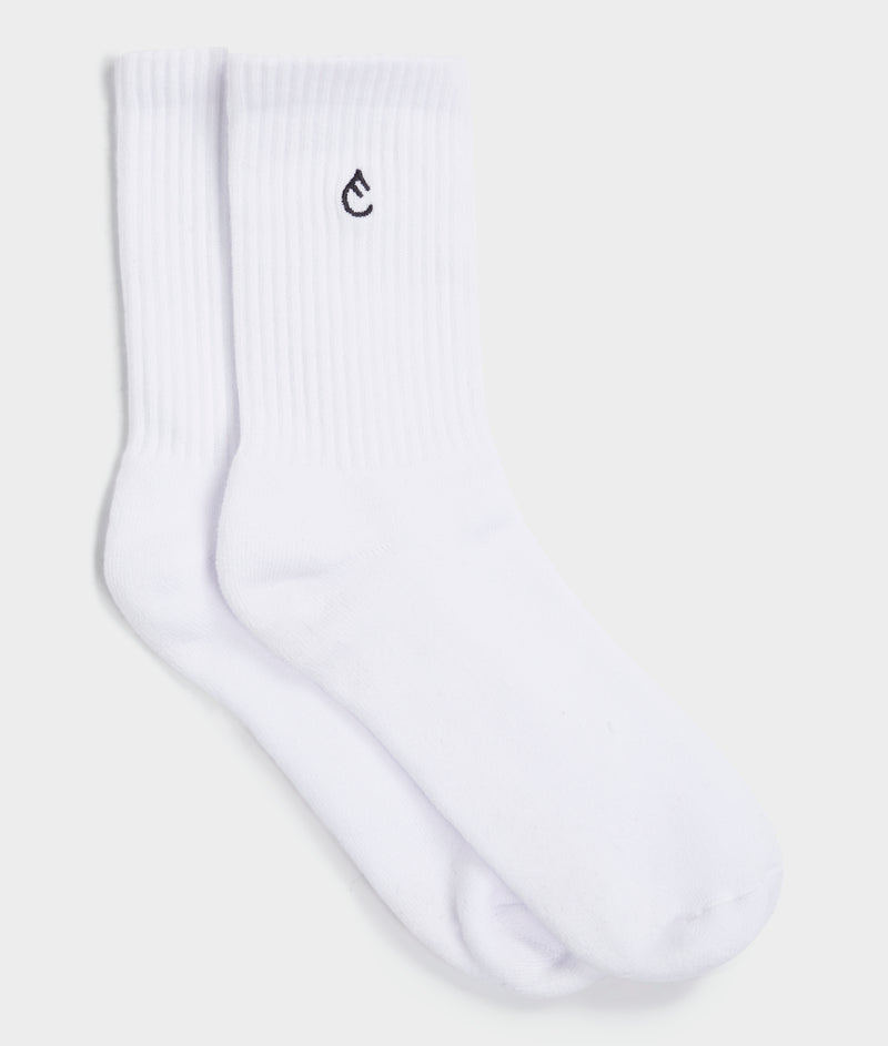 2-pack antibacterial Heatcore socks white