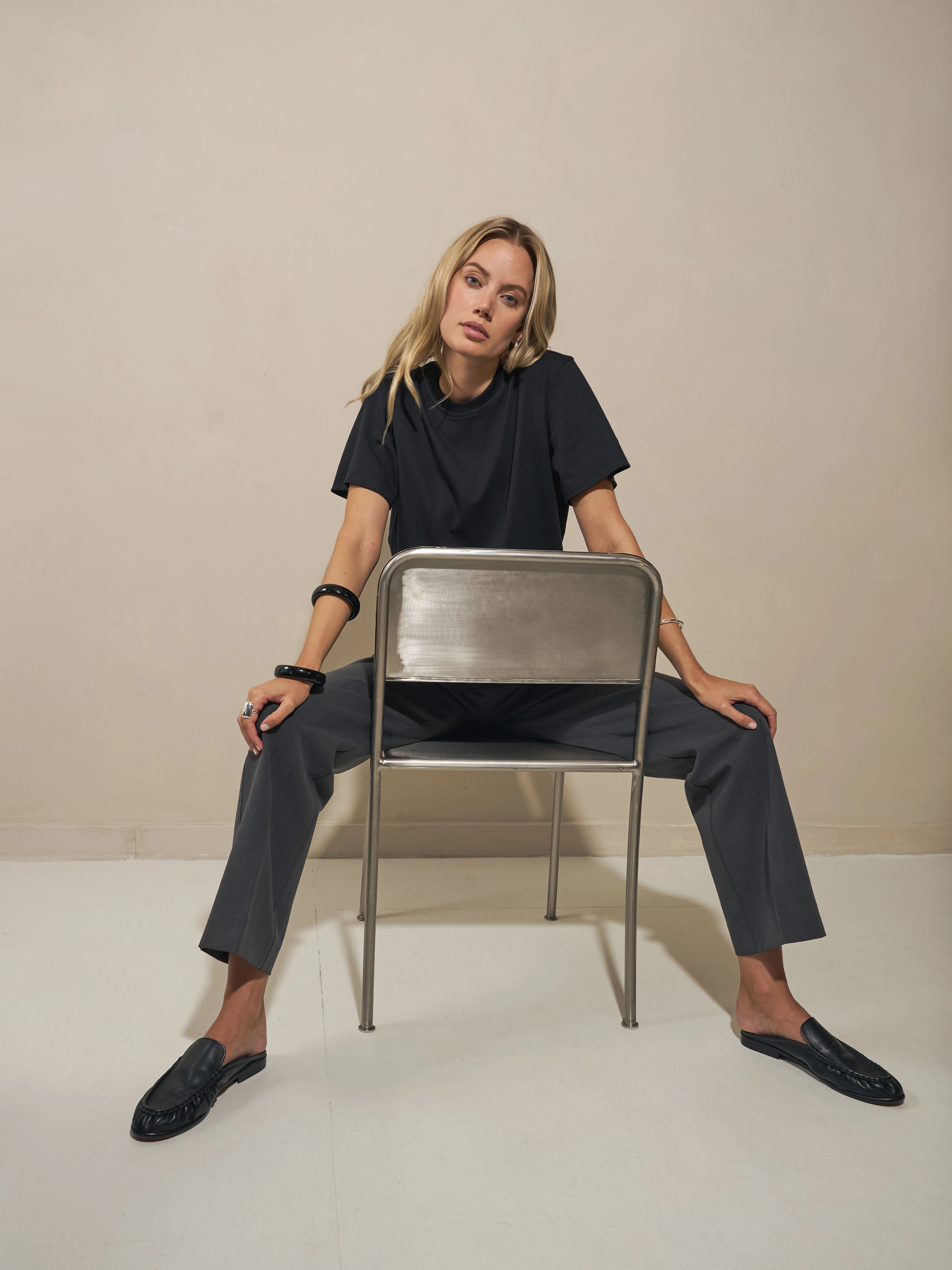 Boxy T-shirt - Black