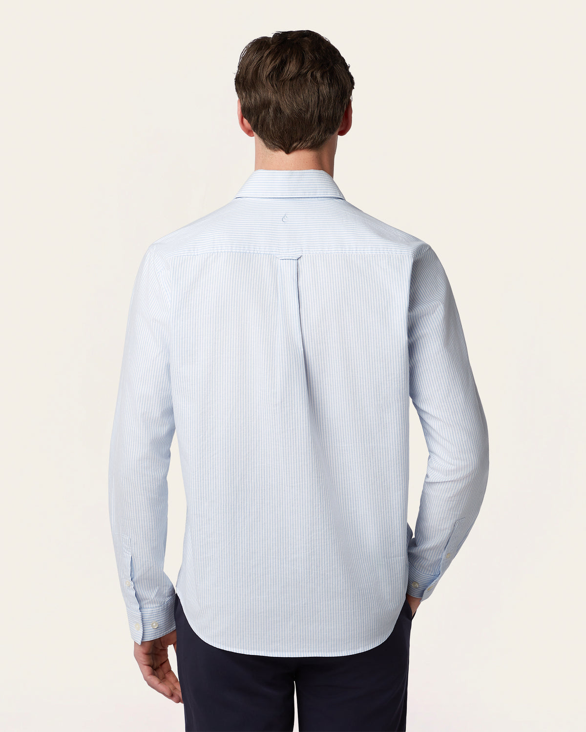 Oxford Shirt White / Blue Stripe