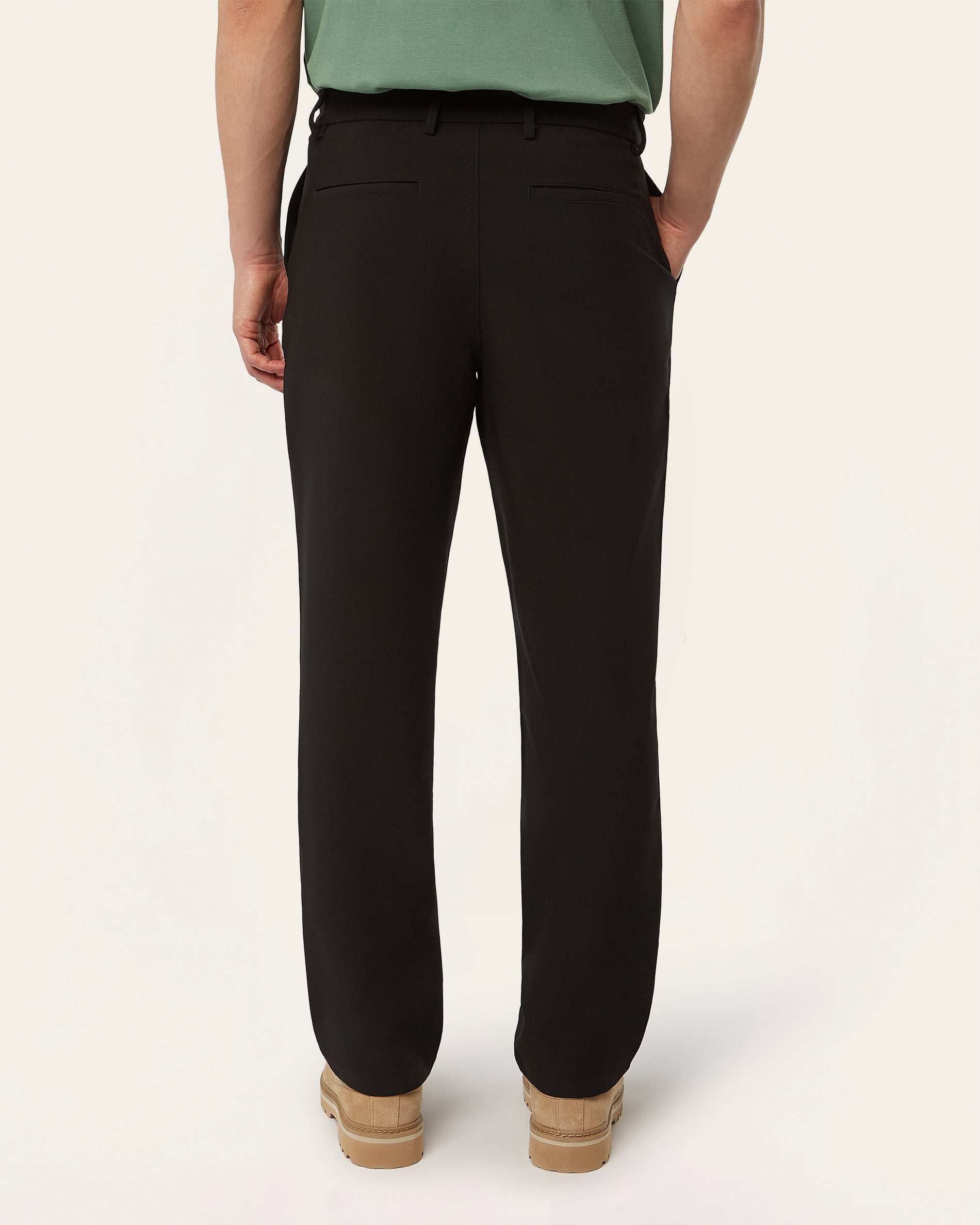 Straight pants Black | Lasse Schöne x LABFRESH