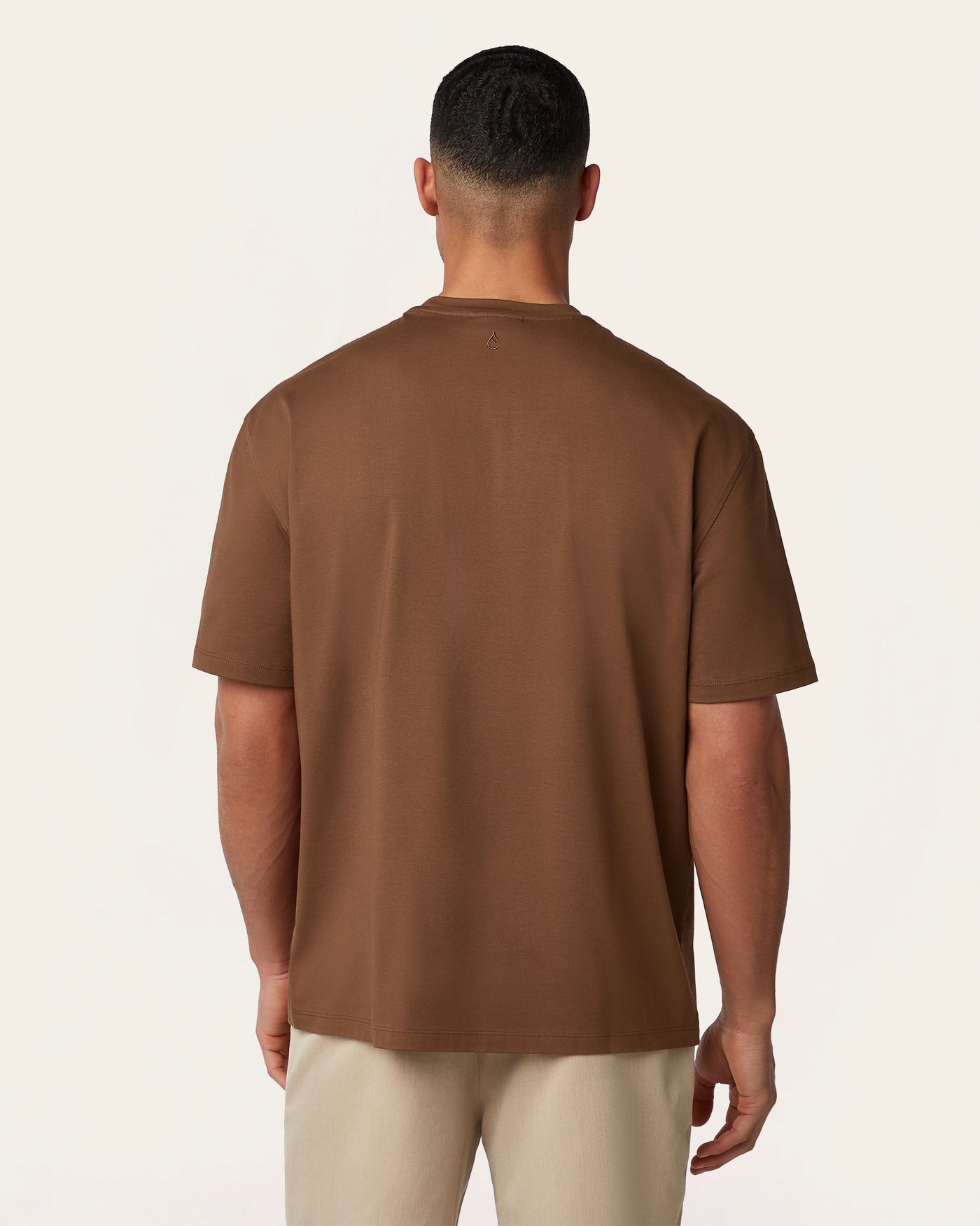 Heavy weight relaxed fit t-shirt Brown