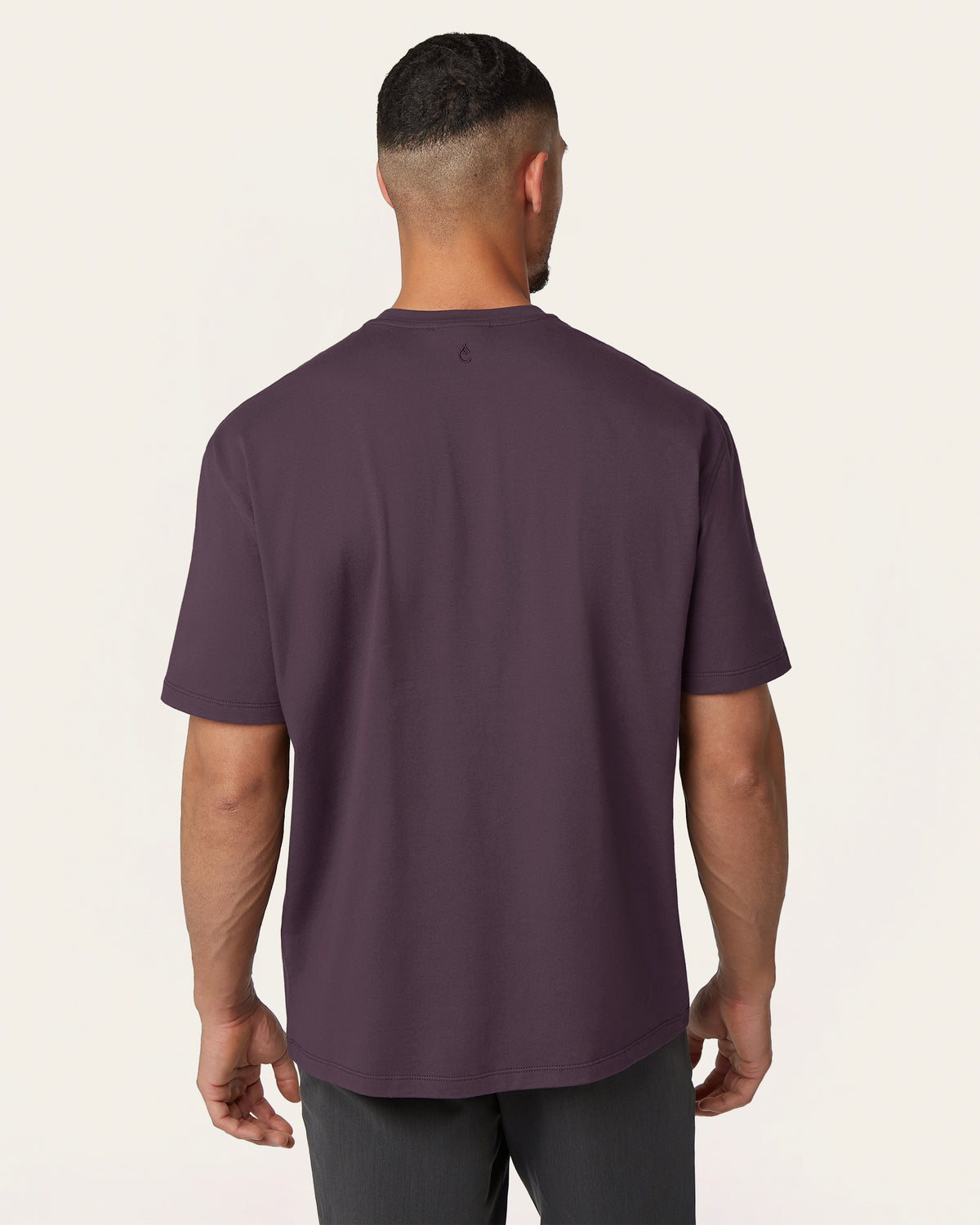 Relaxed T-shirt Dark Plum