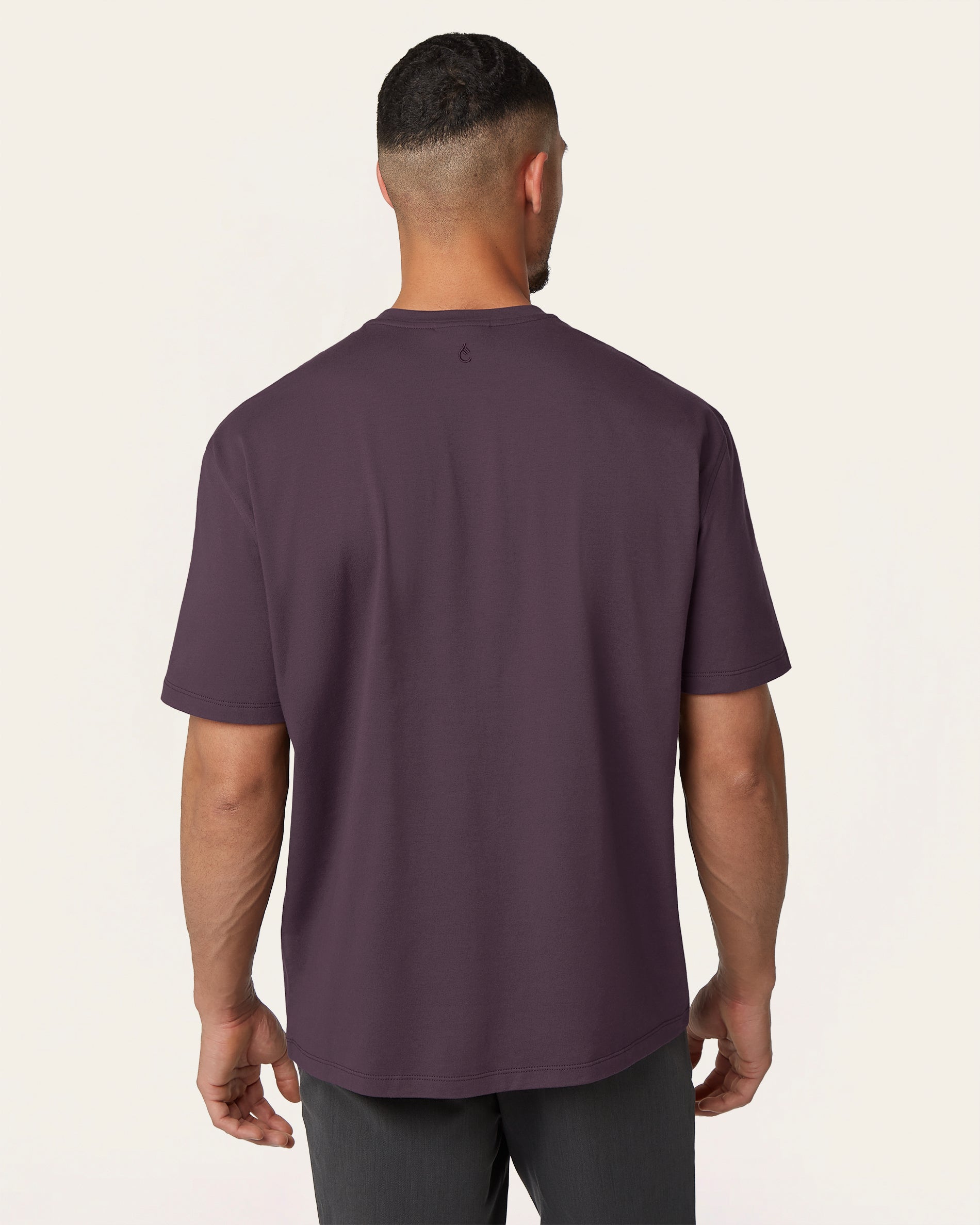 Relaxed T-shirt Dark Plum
