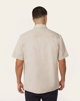 Short Sleeve Shirt Sand Check