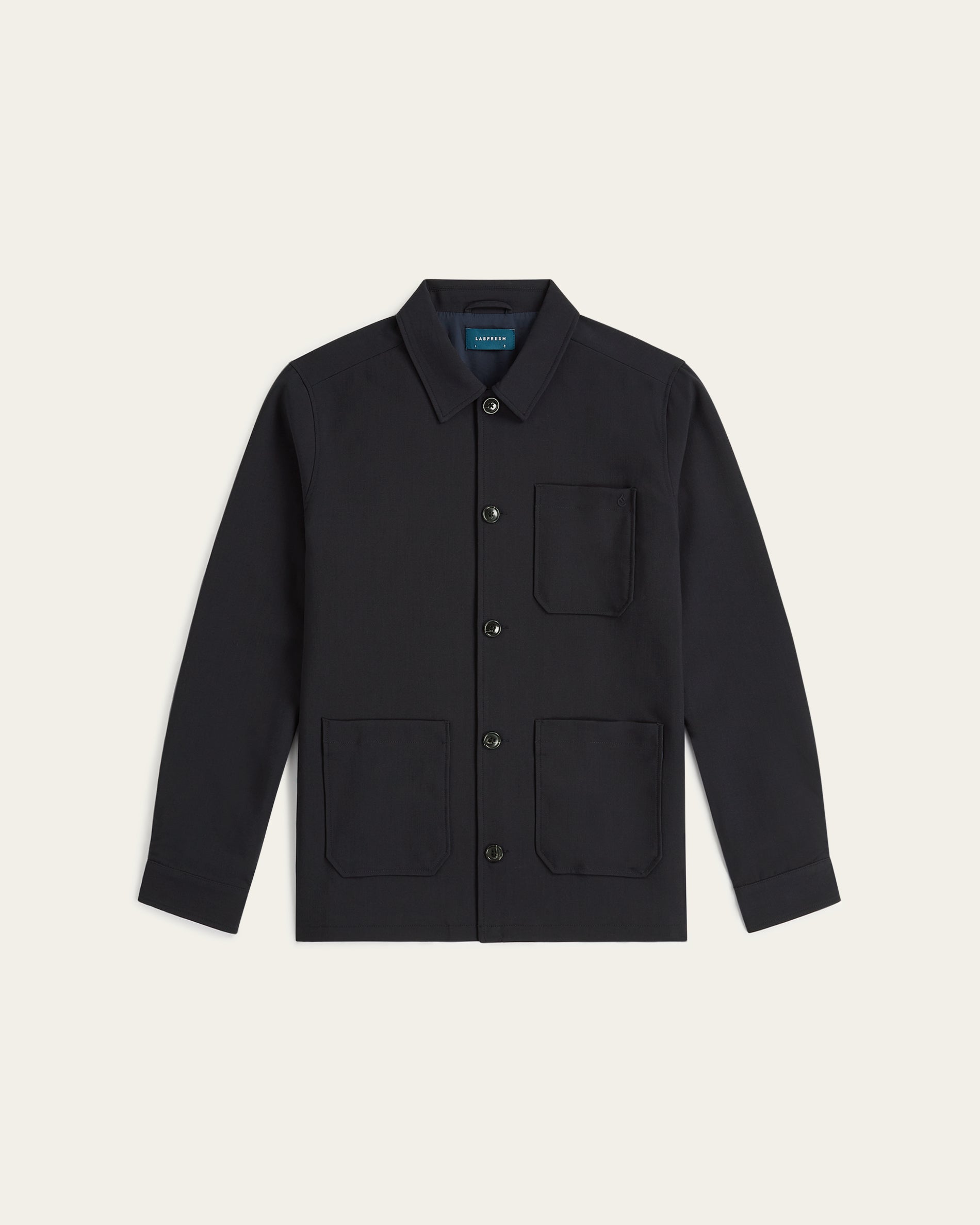 Navy Water-Repellent Shirt Jacket | LABFRESH