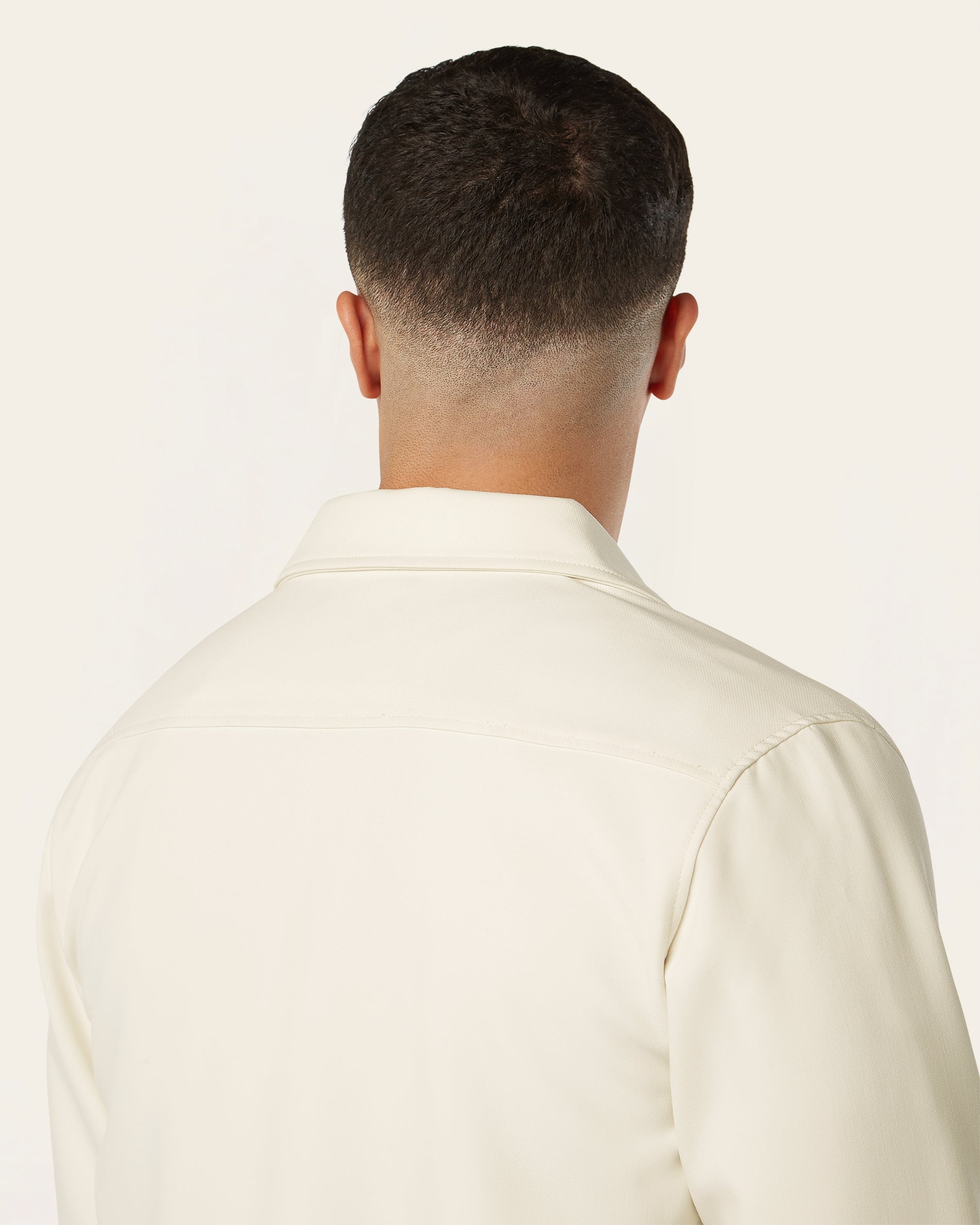 Off White Water-Repellent Shirt Jacket | LABFRESH