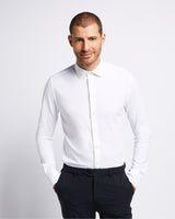 Knitted shirt white