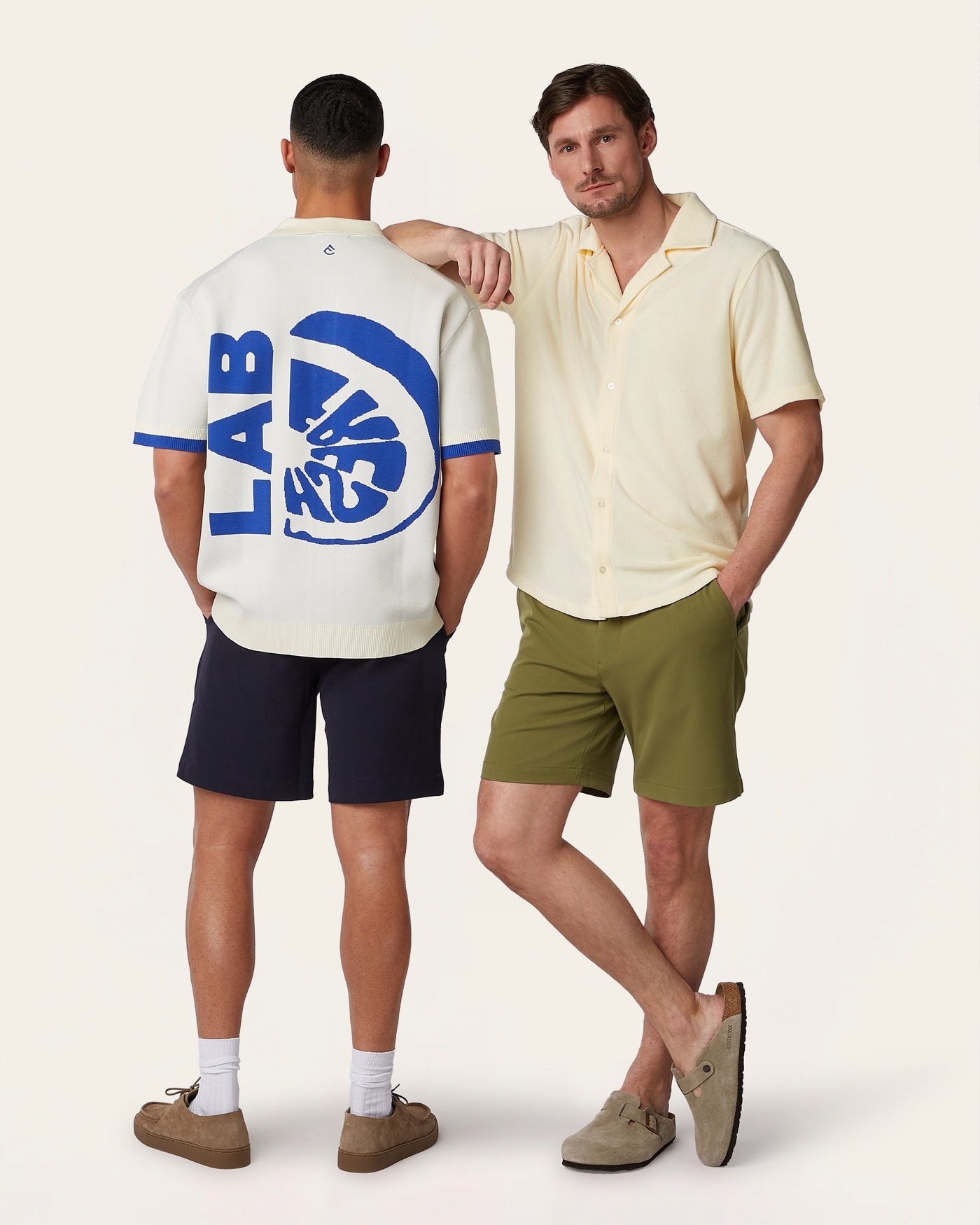 Short sleeve Terry Shirt Off White