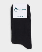 2-pack antibacterial socks black