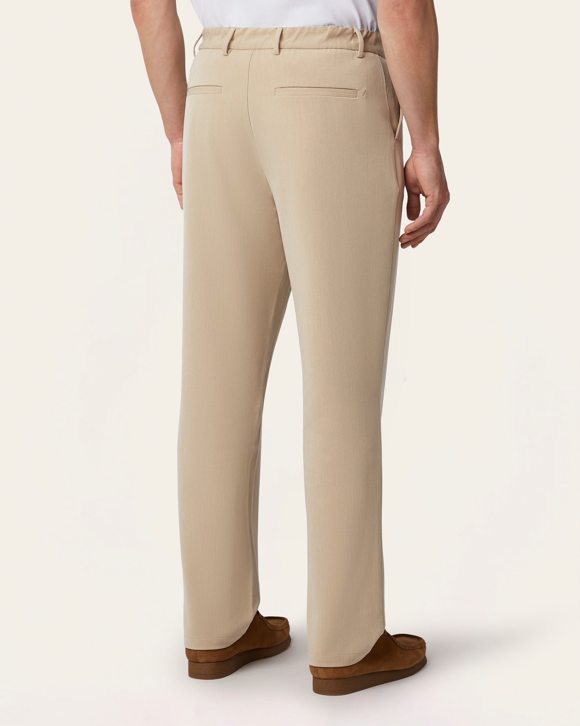 Sand Stretch Casual Straight Fit Pants | LABFRESH