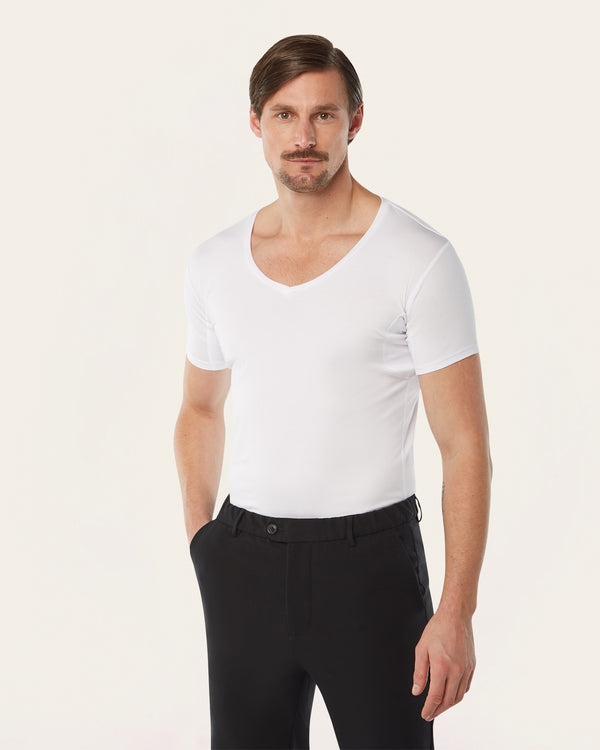 Sweat-proof undershirt white