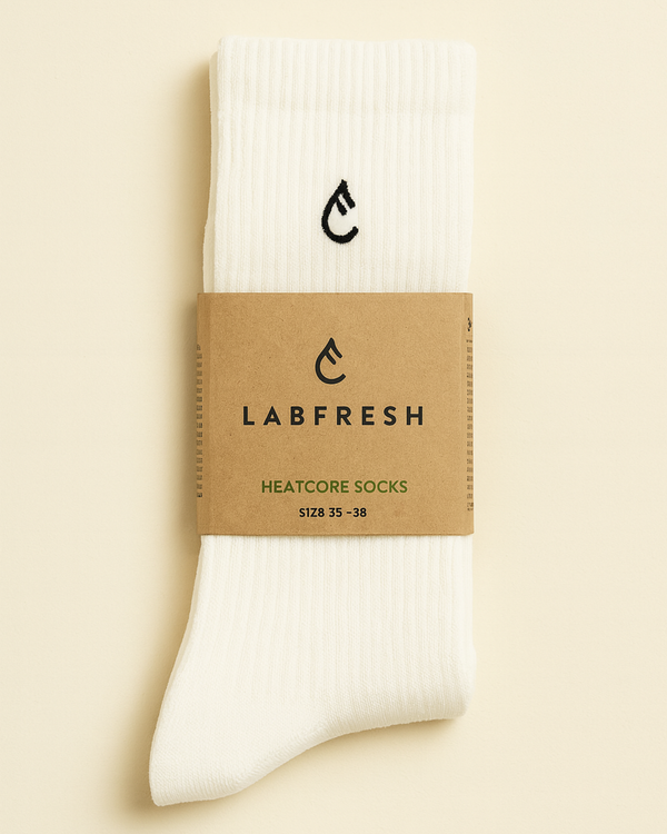 Anti-odour Heatcore socks Off-white