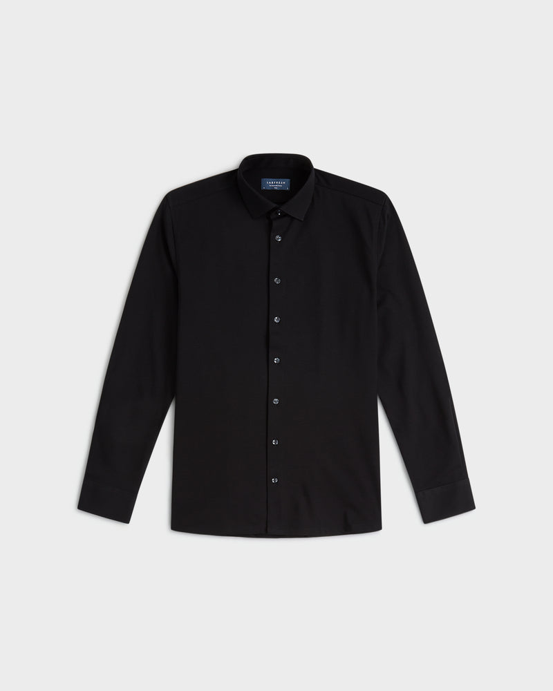 Knitted shirt black