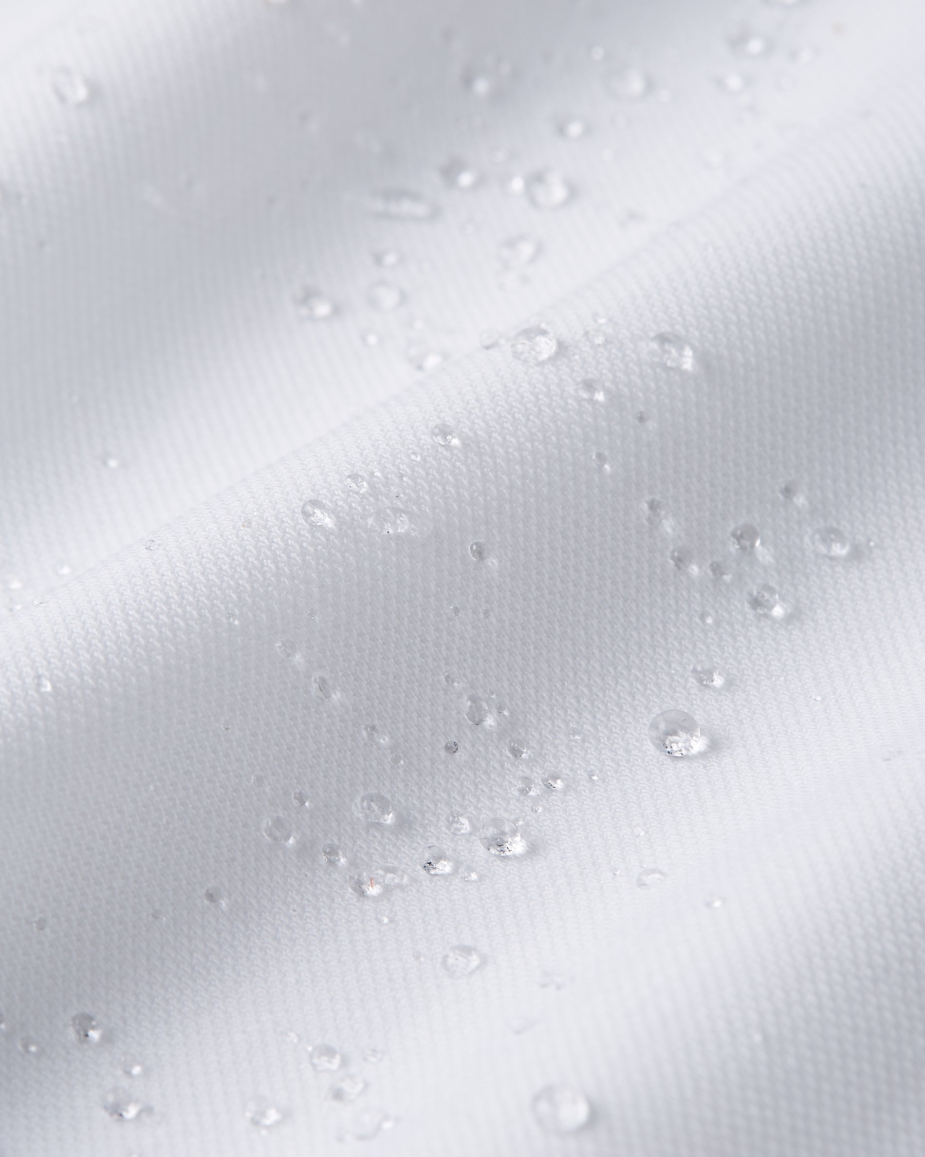 Knitted non-iron shirt white