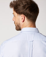 Oxford stretch shirt blue