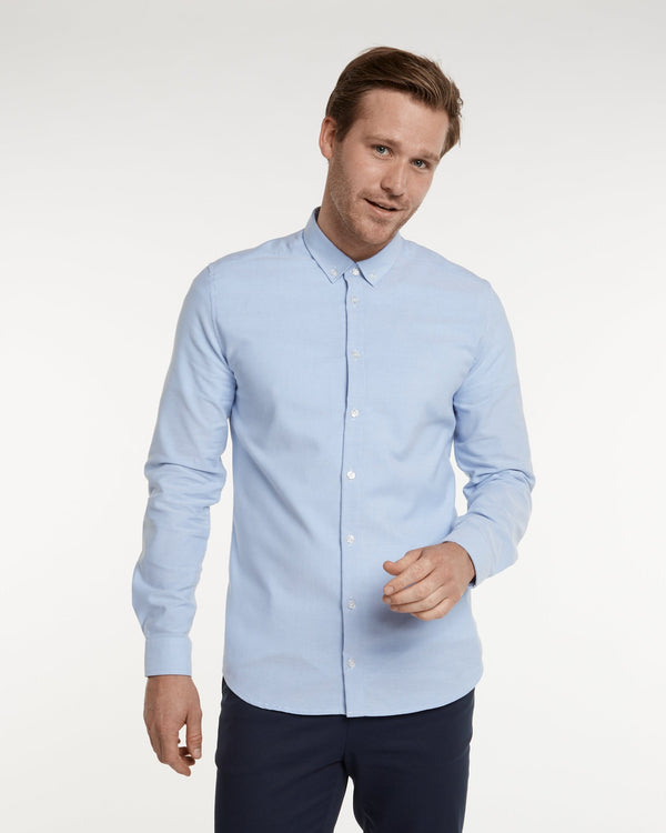 Prior tech: Oxford shirt blue
